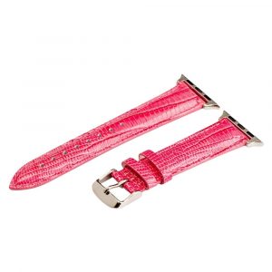 Pink Lizard Leather Bands for Apple Watch<sup>®</sup>