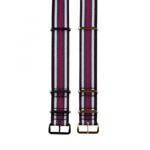 Black/Tan/Navy/Red Premium Ballistic Strap
