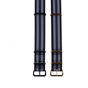 Black/Grey/Navy Premium Ballistic Strap
