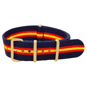 Navy/Red/Yellow Premium Ballistic Strap