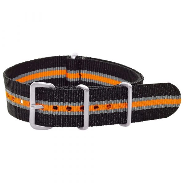 Orange/Grey/Black Premium Ballistic Strap