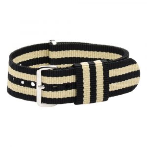 Black & Khaki RAF Ballistic Watch Strap