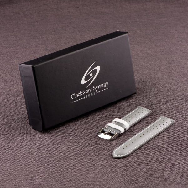 Grey & White Smooth Perforated Rally Bands - Image 3