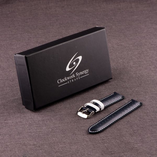 Navy & White Smooth Perforated Rally Bands - Image 3