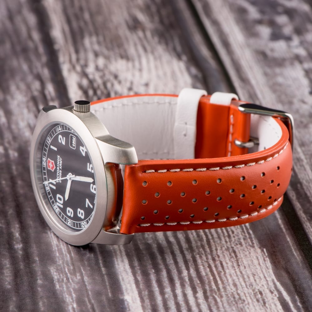 Orange & White Smooth Perforated Rally Bands - Image 2