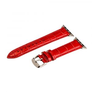 Red Croco Leather Bands for Apple Watch<sup>®</sup>