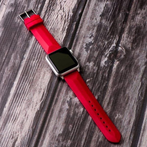 Red Silicone Bands for Apple Watch