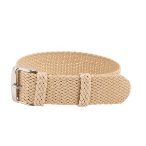 Sand Perlon Watch Strap