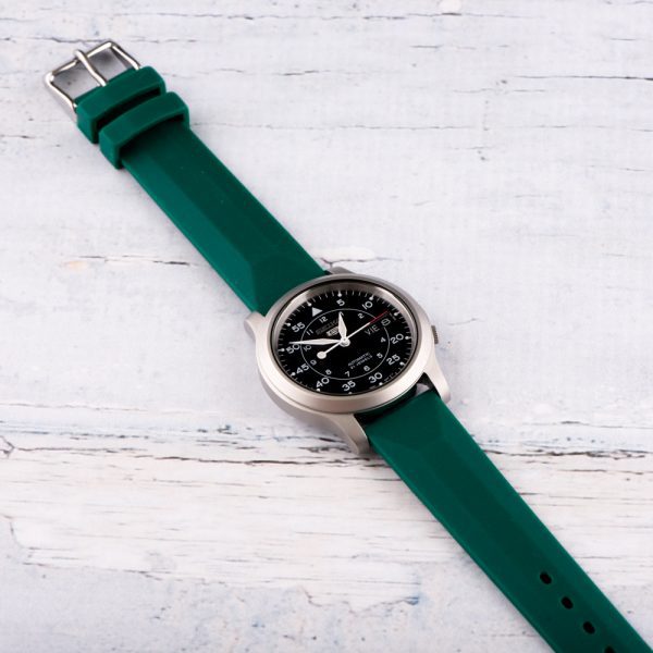 Hunter Green Silicone Watch Bands