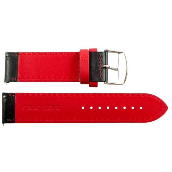 Black & Red Smooth Perforated Rally Bands - Image 4