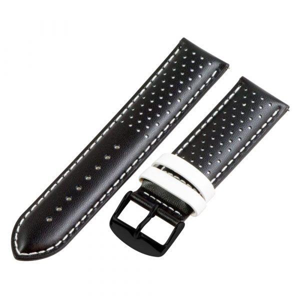 Black & White Smooth Perforated Rally Bands - Image 6