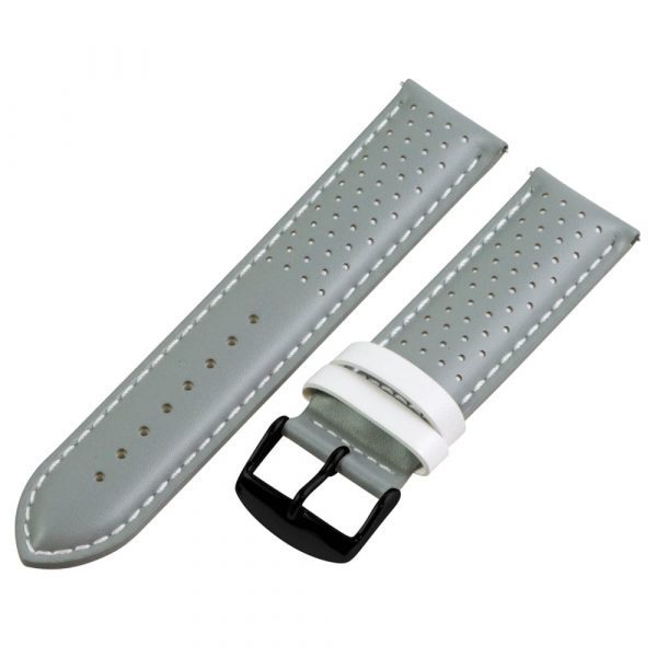 Grey & White Smooth Perforated Rally Bands - Image 5