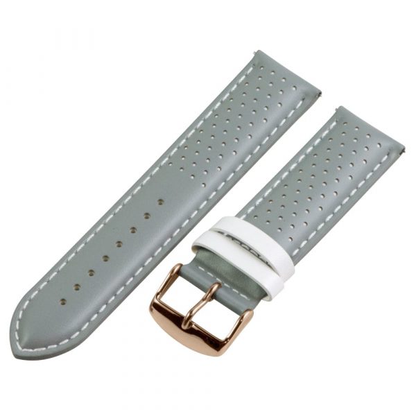 Grey & White Smooth Perforated Rally Bands - Image 6