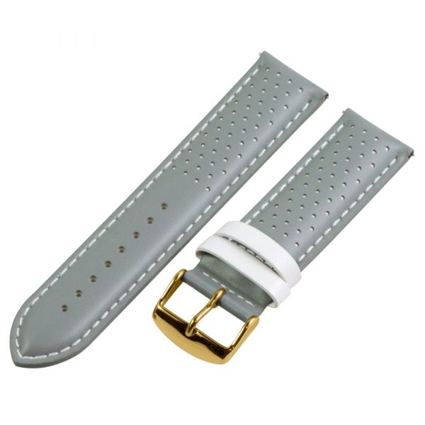 Grey & White Smooth Perforated Rally Bands - Image 7