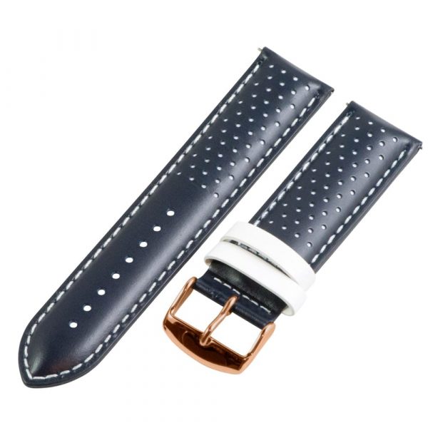 Navy & White Smooth Perforated Rally Bands - Image 7