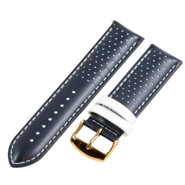 Navy & White Smooth Perforated Rally Bands - Image 8