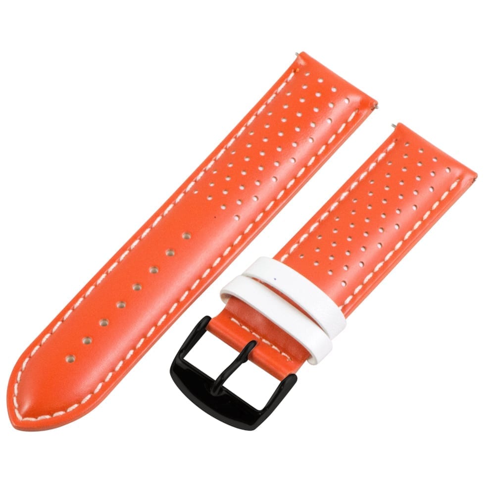 Orange & White Smooth Perforated Rally Bands - Image 6