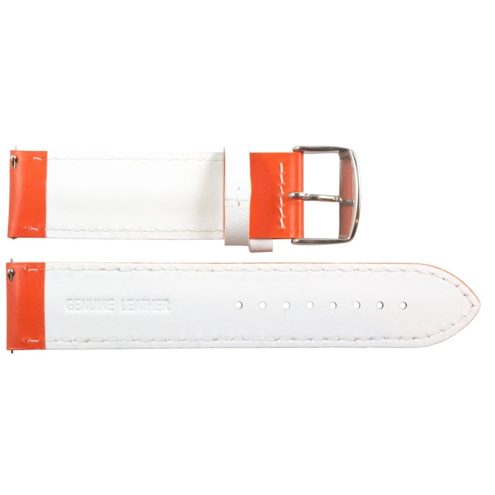 Orange & White Smooth Perforated Rally Bands - Image 4