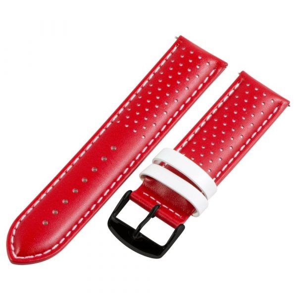 Red & White Smooth Perforated Rally Bands - Image 6