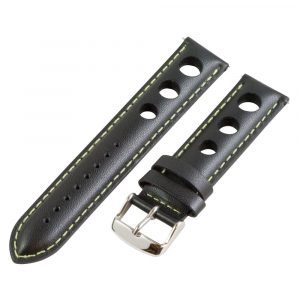 Black & Green 3-hole Smooth Rally Bands