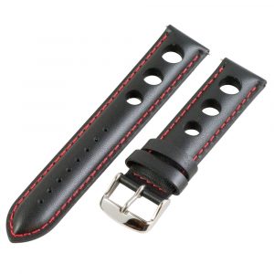 Black & Red 3-hole Smooth Rally Bands