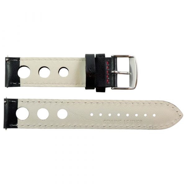 Black & Red 3-hole Smooth Rally Bands