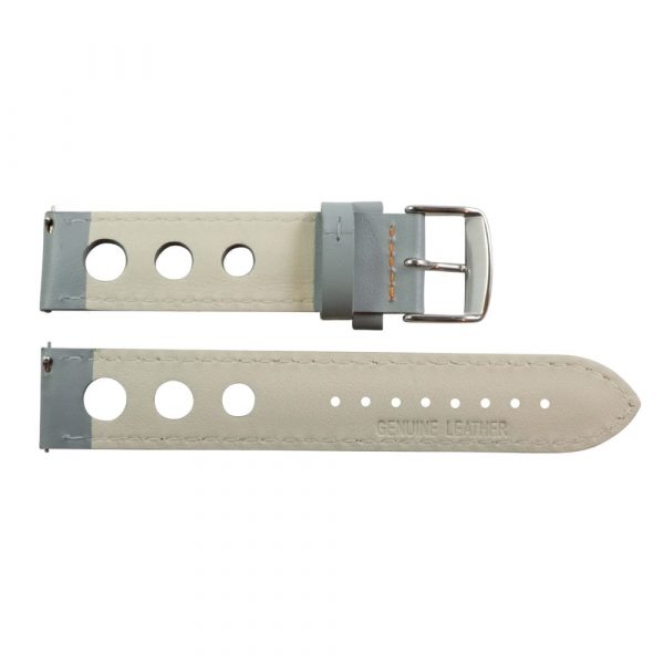 Grey & Orange 3-hole Smooth Rally Bands - Image 3