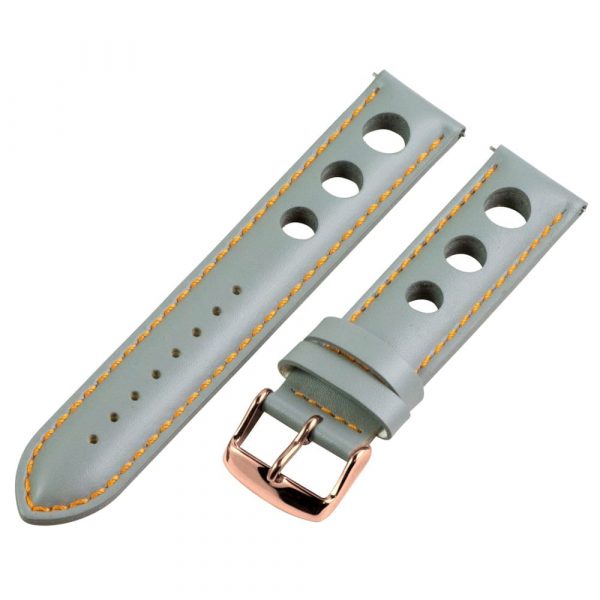 Grey & Orange 3-hole Smooth Rally Bands - Image 6
