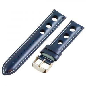 Navy & White 3-hole Smooth Rally Bands