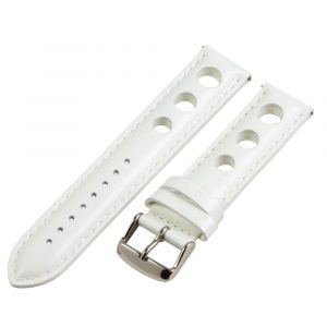 White 3-hole Smooth Rally Bands