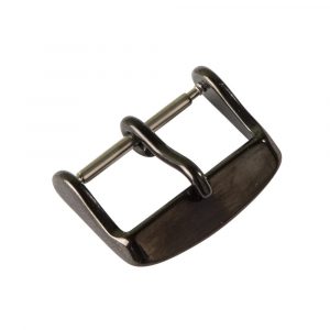 PVD Black Square Buckle