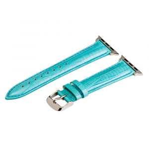 Turquoise Lizard Leather Bands for Apple Watch<sup>®</sup>