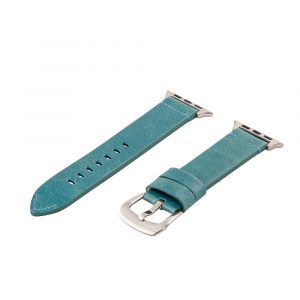 Blue Washed Leather Bands for Apple Watch<sup>®</sup> (Dapper)