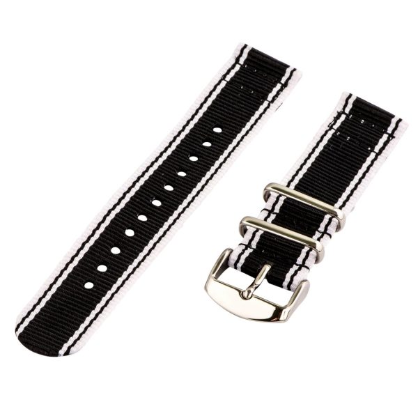 White & Black 2-piece Classic Ballistic Bands