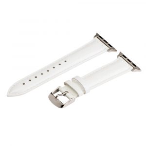 White Lizard Leather Bands for Apple Watch<sup>®</sup>