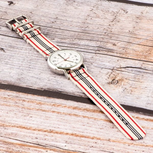 White/Navy/Red 2-piece Classic Watch