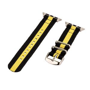 Yellow & Black 2-Piece Classic Ballistic Bands for Apple Watch<sup>®</sup>