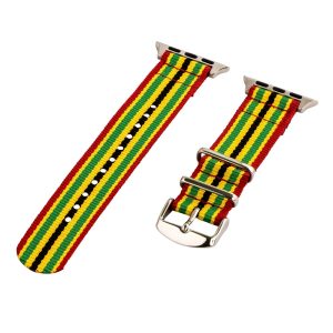 Yellow/Green/Red/Black 2-Piece Classic Ballistic Bands for Apple Watch<sup>®</sup>