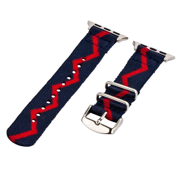 Red ZigZag & Blue 2-Piece Classic Ballistic Bands for Apple Watch<sup>®</sup>