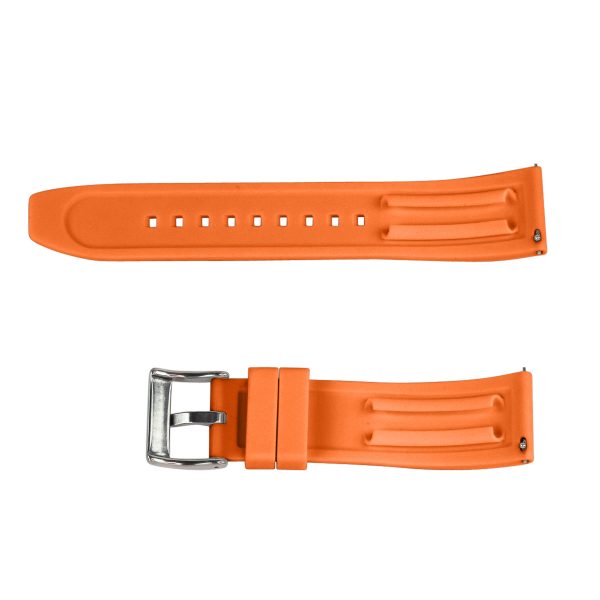 Orange AEM Diver Rubber Watch Bands
