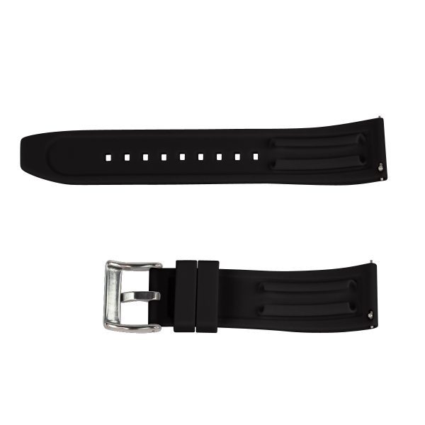 Black AEM Diver Rubber Watch Bands - Image 3