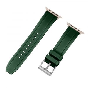 Green AEM Diver Rubber Watch Bands for Apple Watch®