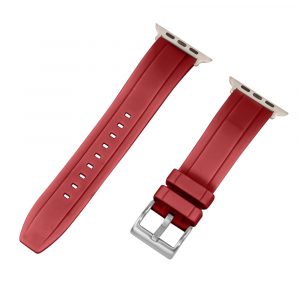 Red AEM Diver Rubber Watch Bands for Apple Watch®