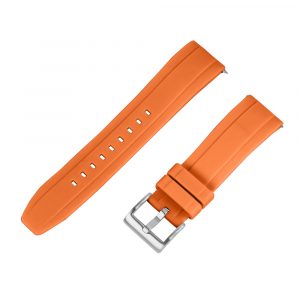 Orange AEM Diver Rubber Watch Bands