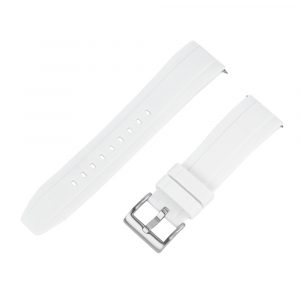 White AEM Diver Rubber Watch Bands