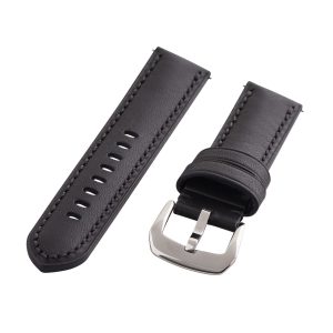 Black Aged Leather Bands (Gentlemen's)