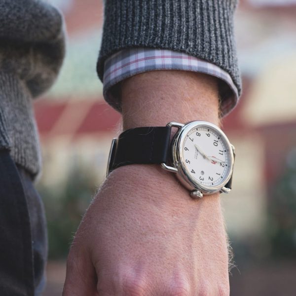 Black Aged Leather Bands (Dapper) - Image 2