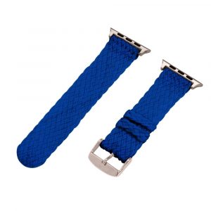 Blue 2-Piece Double Perlon Watch Bands for Apple Watch<sup>®</sup>