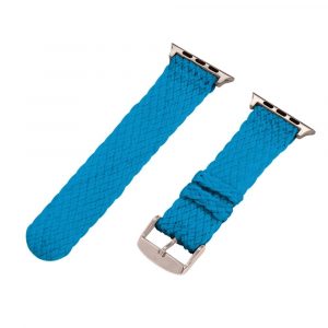 Cyan 2-Piece Double Perlon Watch Bands for Apple Watch<sup>®</sup>