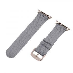 Light Grey 2-Piece Double Perlon Watch Bands for Apple Watch<sup>®</sup>